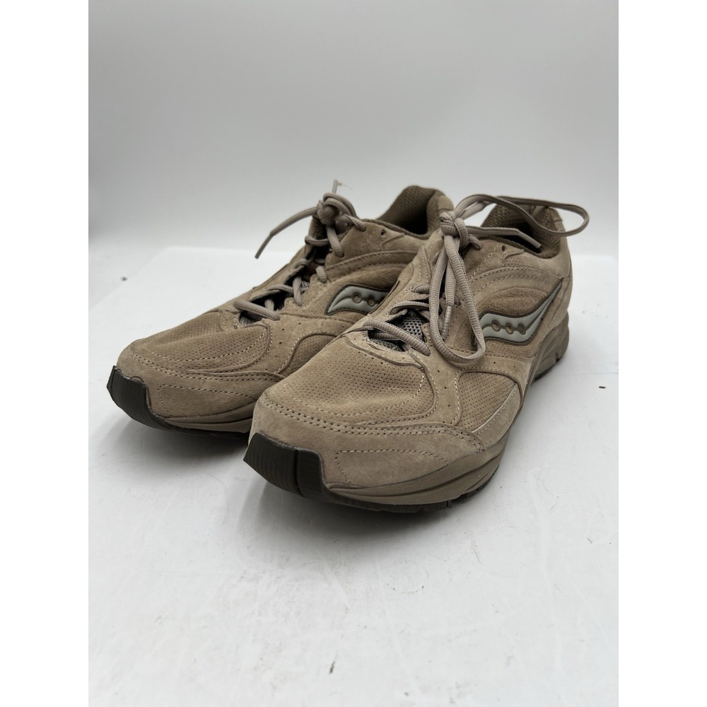 Saucony ProGrid Integrity ST2 Women's 11 Beige Suede Walking Shoes Sneakers